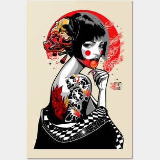 Geisha Pop Posters and Art